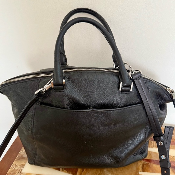 Michael Kors Black Leather Satchel - Picture 6 of 6